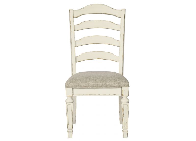 Caroline Fabric Upholstered Wooden Ladderback Dining Chair 